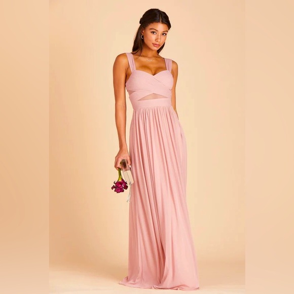 Birdy Grey | Dresses | Birdy Grey Elyse Bridesmaid Dress In Dusty Rose